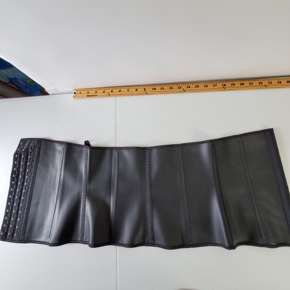 Yianna Women's Corset Waist Trainer Size Large Underbust Body Shaper Black - Picture 8 of 14